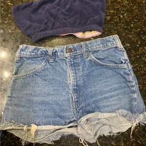 Levi DIY Cropped Women’s Shorts Sz 27